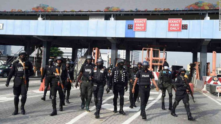 Luxury mall scene 'shotgunned in attempt to ram' vendors at Lagos toll gate